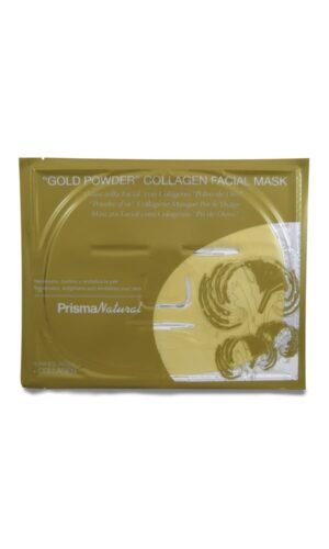 Mascarilla facial con polvo de oro y colágeno hidrolizado - Prisma Natural