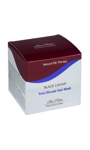 Mascarilla para cabello rubio total con Caviar Negro - Mon Platin